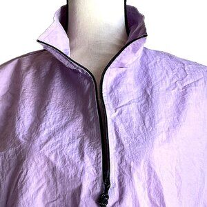 ASOS Women’s Purple Lavender Jacket Windbreaker Half Zip Size 14